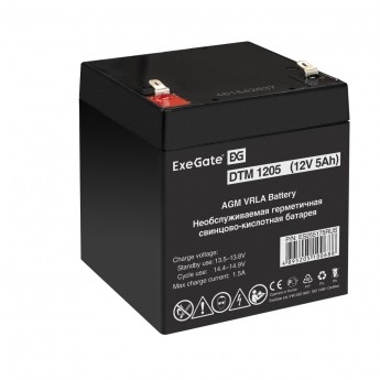 Аккумуляторная батарея EXEGATE DTM 1205 Аккумуляторная батарея EXEGATE DTM 1205