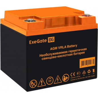 Аккумуляторная батарея EXEGATE HR 12-55 болт М6 Аккумуляторная батарея EXEGATE HR 12-55 болт М6