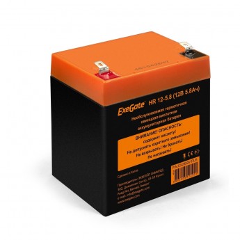 Аккумуляторная батарея EXEGATE HR 12-5.8 Аккумуляторная батарея EXEGATE HR 12-5.8