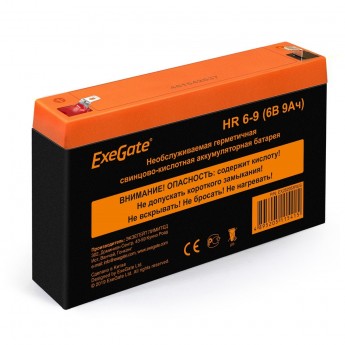 Аккумуляторная батарея EXEGATE HR 6-9 Аккумуляторная батарея EXEGATE HR 6-9