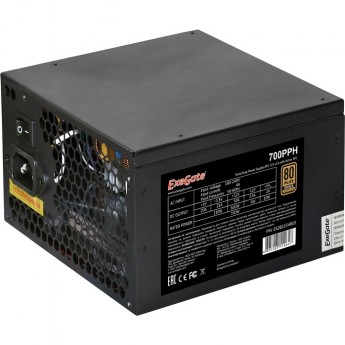 Блок питания 700W EXEGATE 80 PLUS® Bronze 700PPH-OEM ATX, APFC, SC, КПД 89% Блок питания 700W EXEGATE 80 PLUS® Bronze 700PPH-OEM ATX, APFC, SC, КПД 89%