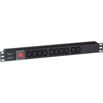 Блок розеток EXEGATE SERVERPRO PDU-19H001 AL-10С13-C14-SW