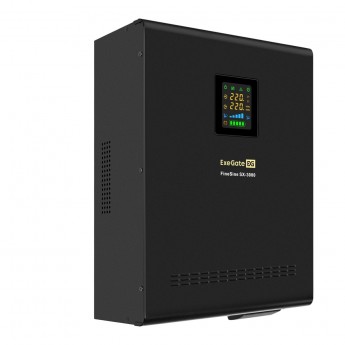 ИБП (инвертор, синус, для котла, настенный) EXEGATE FINESINE SX-3000.LCD.AVR.2SH.T ИБП (инвертор, синус, для котла, настенный) EXEGATE FINESINE SX-3000.LCD.AVR.2SH.T