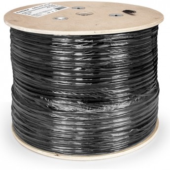 Кабель EXEGATE FUTP4-C5E-CU-S24-SW-OUT-PE-BK-305 FTP