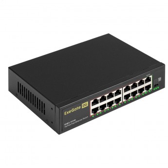 Коммутатор неуправляемый EXEGATE EDES-1016D Коммутатор неуправляемый EXEGATE EDES-1016D