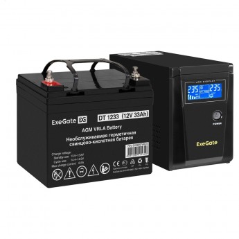 Комплект EXEGATE ИБП EX295986RUS + батарея 33Aч EX282974RUS 1шт Комплект EXEGATE ИБП EX295986RUS + батарея 33Aч EX282974RUS 1шт