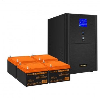 Комплект EXEGATE ИБП EX295990RUS + батарея 26Aч EX285663RUS 4шт Комплект EXEGATE ИБП EX295990RUS + батарея 26Aч EX285663RUS 4шт