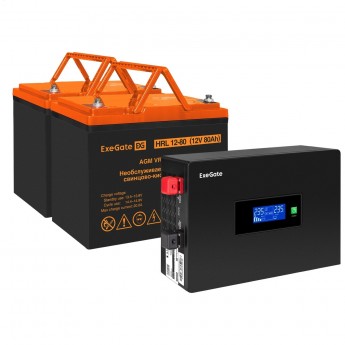 Комплект EXEGATE ИБП EX295994RUS + батарея 80Aч EX285654RUS 2шт Комплект EXEGATE ИБП EX295994RUS + батарея 80Aч EX285654RUS 2шт