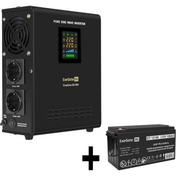 Комплект EXEGATE ИБП EX295996RUS + батарея 150Aч EX282990RUS 1шт Комплект EXEGATE ИБП EX295996RUS + батарея 150Aч EX282990RUS 1шт