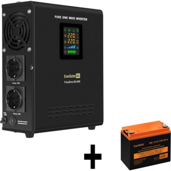 Комплект EXEGATE ИБП EX295996RUS + батарея 33Aч EX285664RUS 1шт Комплект EXEGATE ИБП EX295996RUS + батарея 33Aч EX285664RUS 1шт