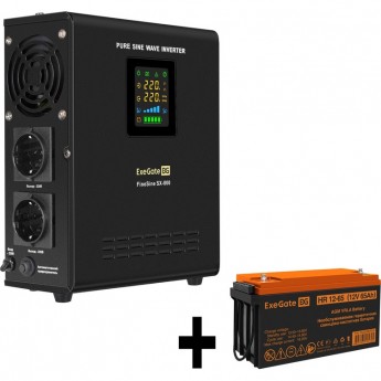 Комплект EXEGATE ИБП EX295996RUS + батарея 65Aч EX282982RUS 1шт Комплект EXEGATE ИБП EX295996RUS + батарея 65Aч EX282982RUS 1шт