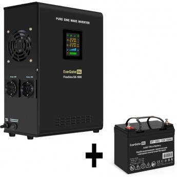 Комплект EXEGATE ИБП EX295997RUS + батарея 33Aч EX282974RUS 1шт Комплект EXEGATE ИБП EX295997RUS + батарея 33Aч EX282974RUS 1шт