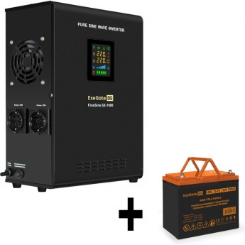 Комплект EXEGATE ИБП EX295997RUS + батарея 75Aч EX285653RUS 1шт Комплект EXEGATE ИБП EX295997RUS + батарея 75Aч EX285653RUS 1шт