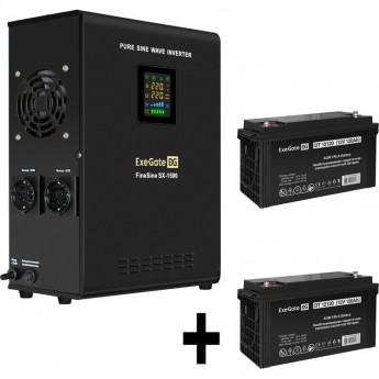 Комплект EXEGATE ИБП EX295998RUS + батарея 120Aч EX282988RUS 2шт Комплект EXEGATE ИБП EX295998RUS + батарея 120Aч EX282988RUS 2шт