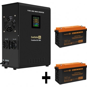 Комплект EXEGATE ИБП EX295998RUS + батарея 120Aч EX285657RUS 2шт Комплект EXEGATE ИБП EX295998RUS + батарея 120Aч EX285657RUS 2шт