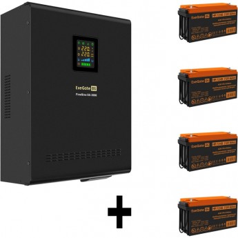 Комплект EXEGATE ИБП EX296003RUS + батарея 65Aч EX282982RUS 4шт Комплект EXEGATE ИБП EX296003RUS + батарея 65Aч EX282982RUS 4шт