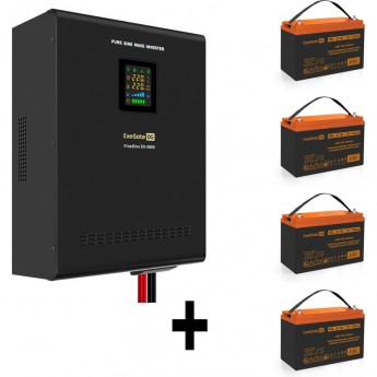 Комплект EXEGATE ИБП EX296004RUS + батарея 100Aч EX285656RUS 4шт Комплект EXEGATE ИБП EX296004RUS + батарея 100Aч EX285656RUS 4шт