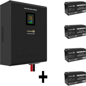 Комплект EXEGATE ИБП EX296004RUS + батарея 150Aч EX282990RUS 4шт Комплект EXEGATE ИБП EX296004RUS + батарея 150Aч EX282990RUS 4шт