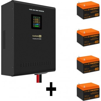 Комплект EXEGATE ИБП EX296004RUS + батарея 26Aч EX285663RUS 4шт Комплект EXEGATE ИБП EX296004RUS + батарея 26Aч EX285663RUS 4шт