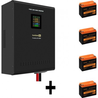 Комплект EXEGATE ИБП EX296004RUS + батарея 33Aч EX285664RUS 4шт Комплект EXEGATE ИБП EX296004RUS + батарея 33Aч EX285664RUS 4шт