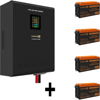 Комплект EXEGATE ИБП EX296004RUS + батарея 65Aч EX282982RUS 4шт Комплект EXEGATE ИБП EX296004RUS + батарея 65Aч EX282982RUS 4шт