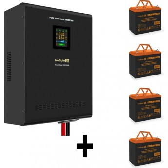 Комплект EXEGATE ИБП EX296004RUS + батарея 75Aч EX285653RUS 4шт Комплект EXEGATE ИБП EX296004RUS + батарея 75Aч EX285653RUS 4шт