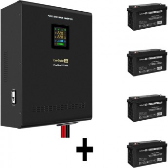 Комплект EXEGATE ИБП EX296005RUS + батарея 120Aч EX282988RUS 4шт Комплект EXEGATE ИБП EX296005RUS + батарея 120Aч EX282988RUS 4шт