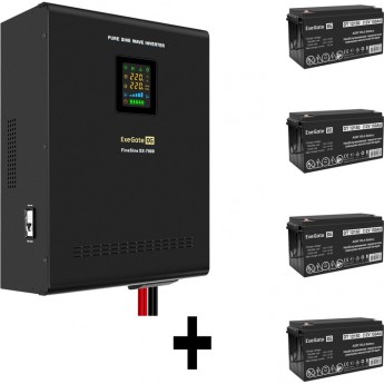 Комплект EXEGATE ИБП EX296005RUS + батарея 150Aч EX282990RUS 4шт Комплект EXEGATE ИБП EX296005RUS + батарея 150Aч EX282990RUS 4шт