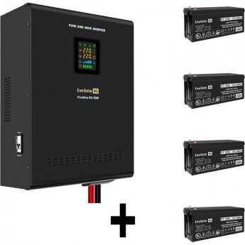 Комплект EXEGATE ИБП EX296005RUS + батарея 200Aч EX282991RUS 4шт Комплект EXEGATE ИБП EX296005RUS + батарея 200Aч EX282991RUS 4шт