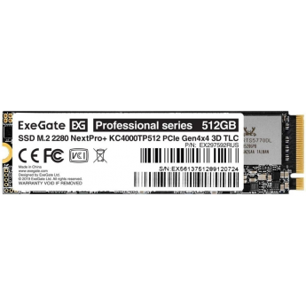 Накопитель SSD 512GB EXEGATE NEXTPRO+ (KC4000TP512)