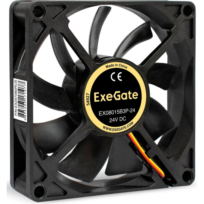 Вентилятор 24В DC EXEGATE EX08015B3P-24 EX297080RUS