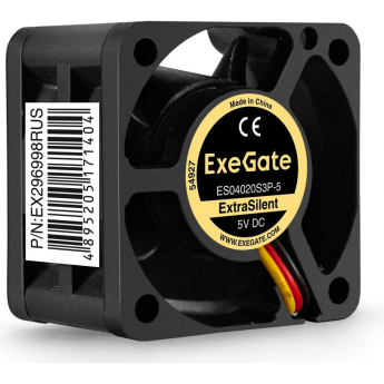 Вентилятор 5В DC EXEGATE EXTRASILENT ES04020S3P-5